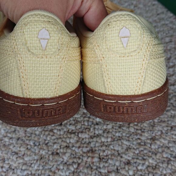 Puma Basket Canvas Light Yellow sneakers - Picture 7 of 10